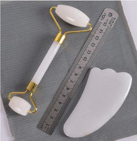 HKM-523987 Jade Roller and Gua Sha Set for Facial Massage and Skin Care