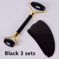 HKM-523987 Jade Roller and Gua Sha Set for Facial Massage and Skin Care
