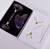 HKM-523987 Jade Roller and Gua Sha Set for Facial Massage and Skin Care