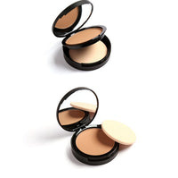 HKM-729811 Natural Bridge Pressed Face Makeup Powder - 3 Shades Available, UV Protection, Smooth Finish