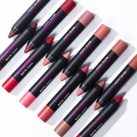HKM-890515 Matte Velvet Non-Stick Lipstick and Gloss Set for Long-Lasting Hydration and Color