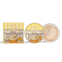 HKM-826963 Oil Control Setting Powder with Puff - 6g Loose Powder for Lightweight Finish