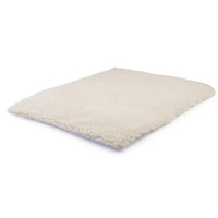 HKM-583699 Beige Lamb Wool Insulation Seat Cushion - Washable, Available in Two Sizes (64*49cm, 90*64cm)