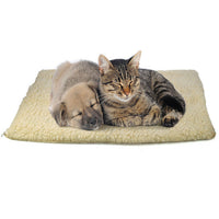 HKM-583699 Beige Lamb Wool Insulation Seat Cushion - Washable, Available in Two Sizes (64*49cm, 90*64cm)