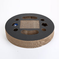HKM-166099 Corrugated Cat Scratch Board with Built-in Bell for Fun and Comfort