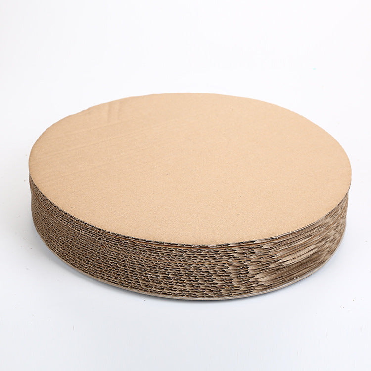 HKM-166099 Corrugated Cat Scratch Board with Built-in Bell for Fun and Comfort