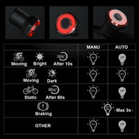 HKM-675923 Personalized Bicycle Tail Light for Safe Night Riding