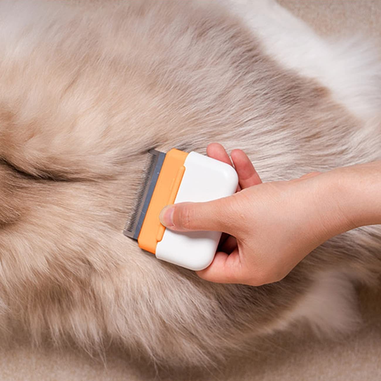 HKM-118419 Double-Sided Pet Grooming Comb for Cats and Dogs - Deshedding Brush for Short and Long Hair, Lightweight & Portable for Easy Use