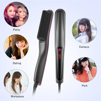 HKM-572307 Dual-Use Tourmaline Ceramic Anti-Scald Electric Curling Iron for Wet and Dry Hair