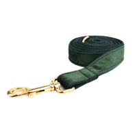 HKM-957523 Soft Fabric Velvet Pet Collar with Adjustable Sizes and Accessories