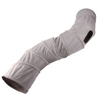 HKM-576467 Collapsible S-Shape Cat Tunnel Play Tube for Indoor Cats, Rabbits, and Small Pets