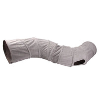 HKM-576467 Collapsible S-Shape Cat Tunnel Play Tube for Indoor Cats, Rabbits, and Small Pets