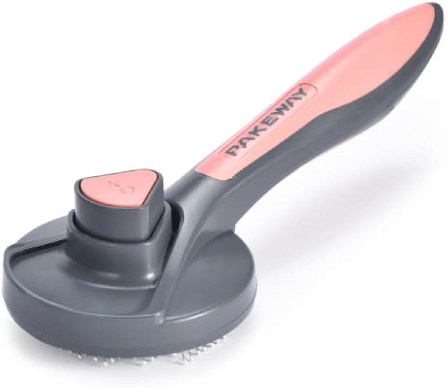 HKM-985043 Self-Cleaning Slicker Brush for Cats and Dogs - Grooming Tool for Shedding, Detangling, and Massage