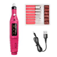 HKM-402707 Electric Nail Drill Machine with Variable Speed Control, Lightweight Design for Natural and Artificial Nails, 20,000 RPM