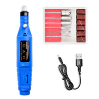 HKM-402707 Electric Nail Drill Machine with Variable Speed Control, Lightweight Design for Natural and Artificial Nails, 20,000 RPM