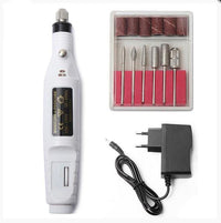 HKM-402707 Electric Nail Drill Machine with Variable Speed Control, Lightweight Design for Natural and Artificial Nails, 20,000 RPM