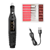 HKM-402707 Electric Nail Drill Machine with Variable Speed Control, Lightweight Design for Natural and Artificial Nails, 20,000 RPM