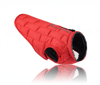 HKM-080211 Waterproof Reflective French Dog Jacket for Small to Large Dogs - Winter Pet Clothing in Red, Blue, and Purple