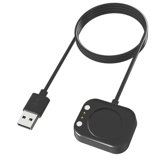 KTX-001491 Magnetic Charging Cable for Smart Watch P8 and P8 SE - Black ABS Design