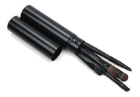 HKM-688147 5-Piece Portable Mini Eye Makeup Brush Set with Horse and Fiber Hair