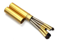 HKM-688147 5-Piece Portable Mini Eye Makeup Brush Set with Horse and Fiber Hair