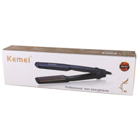 HKM-844435 Electric Hair Straightener with Inner Buckle for Wet and Dry Hair, 220°C Max Temperature, Wireless Charging
