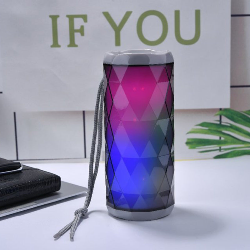 KTX-905427 Outdoor Portable Bluetooth Speaker with Subwoofer and Colorful LED Lights