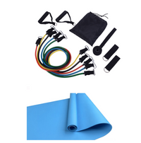HKM-937747 Noiseless Slimming Ab Roller Wheel with Exercise Mat for Effective Core Training