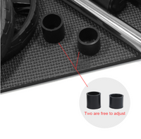 HKM-937747 Noiseless Slimming Ab Roller Wheel with Exercise Mat for Effective Core Training