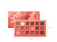 HKM-440659 18-Color Portable Matte Eyeshadow Palette - Waterproof, Long-Lasting, Versatile Textures