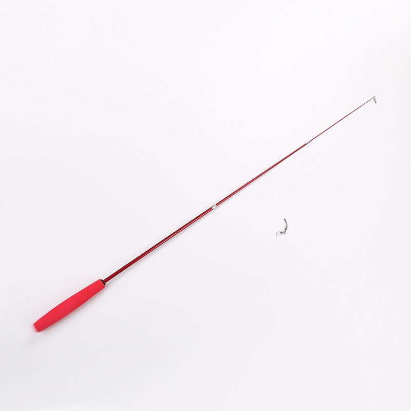 HKM-309715 Telescopic Cat Stick with Plush Toy - Extendable to 98cm, Fiberglass Material