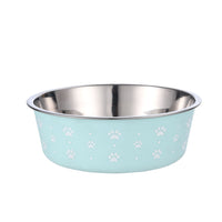 HKM-222419 Stainless Steel Pet Food Bowl in Multiple Sizes with Durable PP Base
