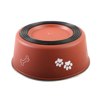 HKM-222419 Stainless Steel Pet Food Bowl in Multiple Sizes with Durable PP Base