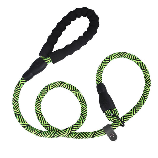 HKM-098963 Nylon Tow Rope Leash for Dogs - Durable Pull-Resistant Chain with P Chain Options in Multiple Colors