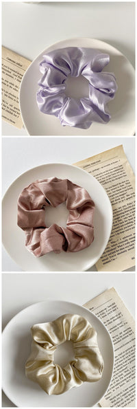 HKM-224147 Large Intestine Loop Hair Rope - Handmade Cloth Hair Accessory for Women