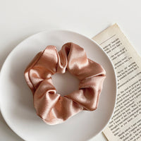 HKM-224147 Large Intestine Loop Hair Rope - Handmade Cloth Hair Accessory for Women