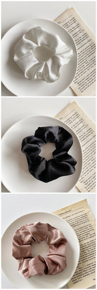 HKM-224147 Large Intestine Loop Hair Rope - Handmade Cloth Hair Accessory for Women