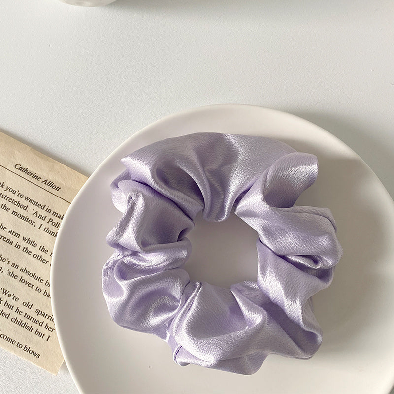 HKM-224147 Large Intestine Loop Hair Rope - Handmade Cloth Hair Accessory for Women