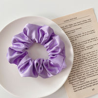 HKM-224147 Large Intestine Loop Hair Rope - Handmade Cloth Hair Accessory for Women