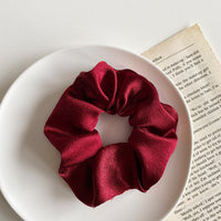 HKM-224147 Large Intestine Loop Hair Rope - Handmade Cloth Hair Accessory for Women