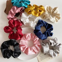 HKM-224147 Large Intestine Loop Hair Rope - Handmade Cloth Hair Accessory for Women
