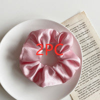 HKM-224147 Large Intestine Loop Hair Rope - Handmade Cloth Hair Accessory for Women