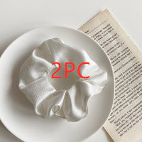 HKM-224147 Large Intestine Loop Hair Rope - Handmade Cloth Hair Accessory for Women
