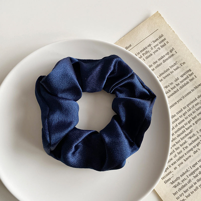HKM-224147 Large Intestine Loop Hair Rope - Handmade Cloth Hair Accessory for Women