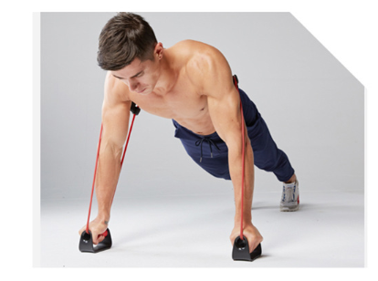 HKM-690259 Multi-Function Fitness Stretcher with Push-Up Support for Home Workout