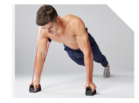 HKM-690259 Multi-Function Fitness Stretcher with Push-Up Support for Home Workout