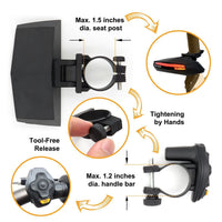 HKM-596883 Remote Control Tail Light for Bicycles - Enhanced Visibility and Safety