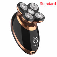 HKM-511635 USB Rechargeable 5-in-1 Electric Shaver with LCD Display and Waterproof Design