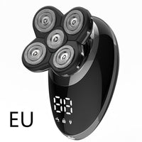 HKM-511635 USB Rechargeable 5-in-1 Electric Shaver with LCD Display and Waterproof Design