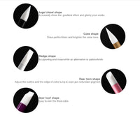 HKM-822931 Nail Art Silicone Engraving Pen with Hollow Tip - 13cm Length